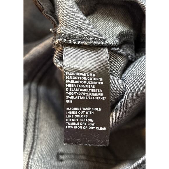 Lafayette 148 Mercer Skinny Jeans Women's 31 Washed Onyx Black Stretch Ankle - Picture 13 of 13